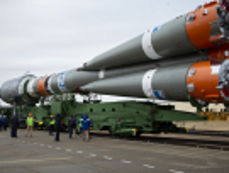 «Союз» со спутниками OneWeb вывезли на стартовый комплекс Байконура