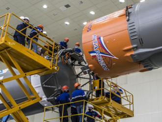 РН «Союз-2.1б» с КА OneWeb готова к вывозу на старт Восточного