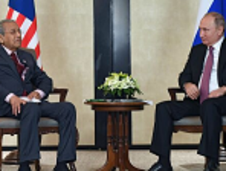 Премьер Малайзии заявил Путину о заинтересованность в аэрокосмических технологиях России