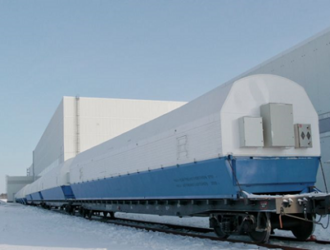 На Восточном встретили состав с блоками ракеты «Союз-2.1б»