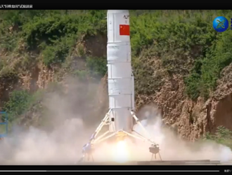 Новые огневые испытания китайского ракетного двигателя «Гром-5»