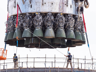 Super Heavy B4 установлена на стартовый стол