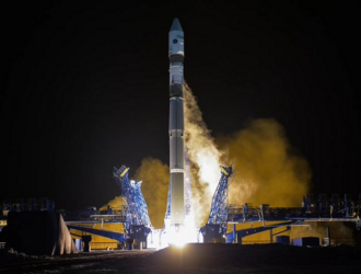 С космодрома Плесецк запущен военный спутник