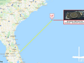 Платформа OCISLY прибыла в район посадки 1-й ступени РН Falcon-9