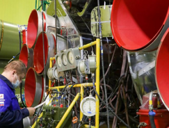 Продолжается подготовка ракеты-носителя «Союз-2.1б» на Байконуре