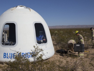 Возможность совершить суборбитальный полет на корабле New Shepard продали за $28 млн