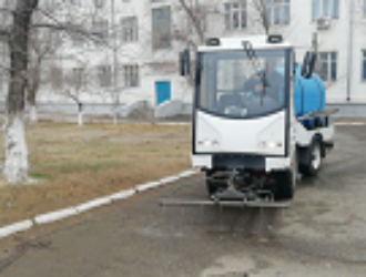 В Байконуре проводится профилактическая дезинфекционная обработка