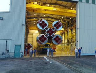 Ракету «Союз» вывезли на стартовый стол Гвианского космического центра