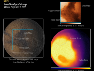 Телескоп Джеймс Уэбб впервые заснял Марс