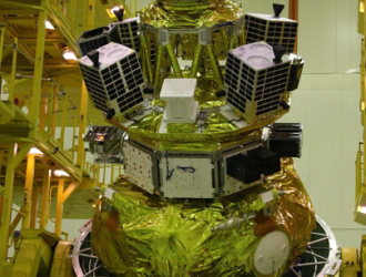 На Байконуре завершена сборка космической головной части