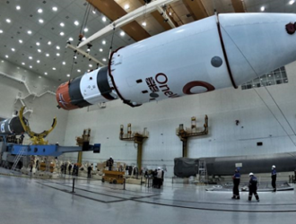 Завершена сборка РКН «Союз-2.1б» со спутниками OneWeb