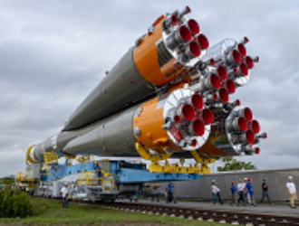 РН «Союз-СТ» вывезли на стартовый комплекс