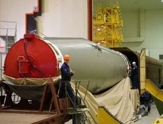 Проведена выгрузка ракеты «Союз-2» под корабль «Союз МС-20»