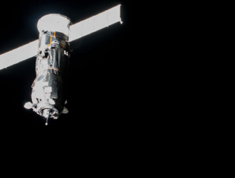 Перестыковка корабля «Прогресс МС-17» на модуль «Наука»