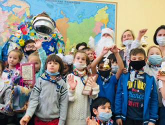 Скафандр «Победа» в реабилитационном центре «Русское Поле»