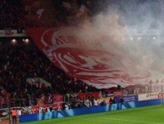 Болельщики «Спартака» отметили 50-летний юбилей первого выхода человека в открытый космос