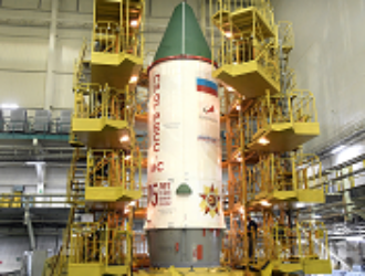 Проведены авторский осмотр и накатка головного обтекателя ТГК «Прогресс МС-14»