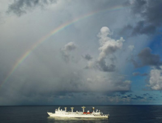 Китайское специализированное судно «Юаньван-3» вышло в море