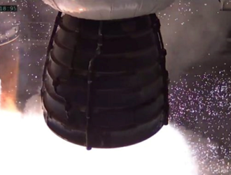 В США провели огневые испытания двигателей 1-й ступени РН SLS