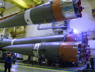 Ракета для запуска корабля «Прогресс МС-19» собрана в «пакет»