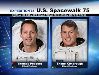 Астронавты на МКС вновь вышли в открытый космос для установки солнечной батареи
