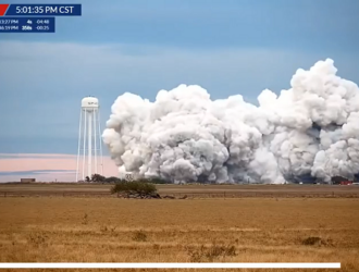 SpaceX провели огневой тест новой первой ступени Falcon 9 B1078