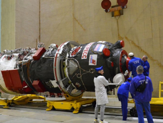 Испытания грузового корабля «Прогресс МС-20» в безэховой камере