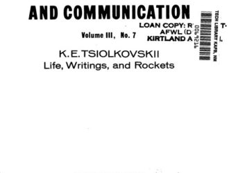 Interplanetary Flight and Communication Volume 2 № 8 Dreams, Legends, and Early Fantasies