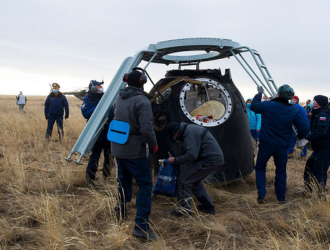 Спускаемый аппарат корабля «Союз МС-16» доставлен в Москву