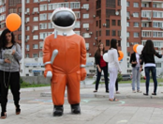 Возле музея «Самара Космическая» убрали Космопупса