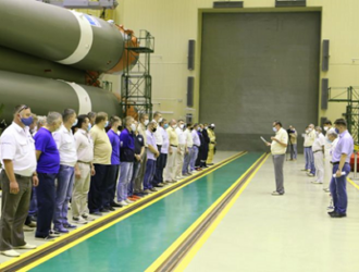 Собрана ракета «Союз-2» с кораблем «Прогресс МС-15»