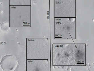 InSight впервые достоверно зафиксировал падение метеоритов на Марс