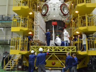 Проверка солнечных батарей корабля-модуля «Прогресс М-УМ»