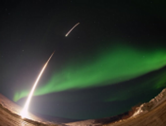 Пуск геофизической ракеты в США