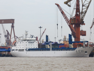 Судно «Юаньван-22» прибыло на терминал порта Тяньцзинь