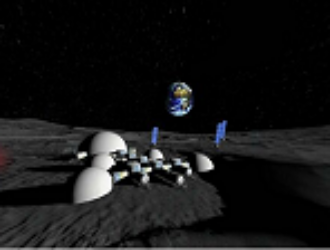 Украина представила собственный вариант лунной базы