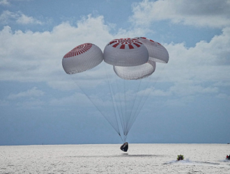 Crew Dragon приводнился у побережья Флориды