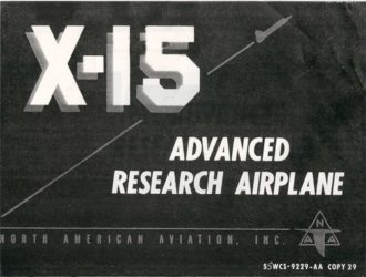 X-15 Advanced Research Airplane.